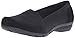 Skechers Women's Career Work It Wedge Pump, Black Canvas/Suede/Gore, 8.5 M US