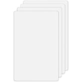 Screwless Blank Wall Plates 1-Gang Blank Switch Outlet Electrical Cover Pate Unbreakable Thermoplastic Faceplate for Decorati