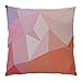EZVING 4 Pack Colorful Geometry Style Throw Pillow Covers Cases Square Decorative Cushion Covers Pillowcase Cushion Case for Sofa,Couch 20x20 Inches (Set of 4)