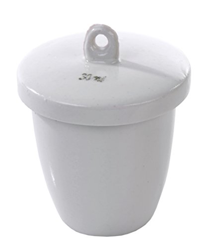 American Educational High Form Porcelain Crucible with Lid, 30mL Capacity (Bundle of 10) American Educational High Form Porcelain Crucible with Lid, 30mL Capacity (Bundle of 10)