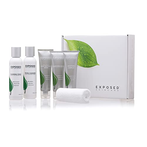 Exposed Skin Care Expanded Acne Treatment Kit Includes Salicylic Acid