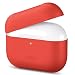 ESR Upgraded Protective Silicone Cover for AirPods Pro Case, Hingeless, Slim-Fit, Visible Front LED, Shock & Scratch-Resistant Ultra-Thin Case Skin for AirPods Pro Charging Case (Red)