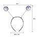 meekoo 5 Pieces Martian Alien Headband Funny Ball Head Boppers for Party Supplies and Costume Accessory