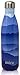 MIRA Vacuum Insulated Travel Water Bottle | Leak-proof Double Walled Stainless Steel Cola Shape Sports Water Bottle | No Sweating, Keeps Your Drink Hot & Cold | 25 Oz (750 ml) (Blue Mountain)