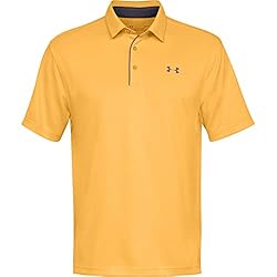 Under Armour Men's Tech Golf Polo , Mango Orange