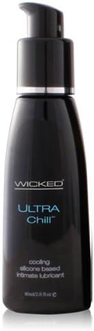 Wicked Aqua Ultra Chill Cooling 2 Fl Oz Waterbased Flavored Lubricant by Wicked Sensual Care Collection