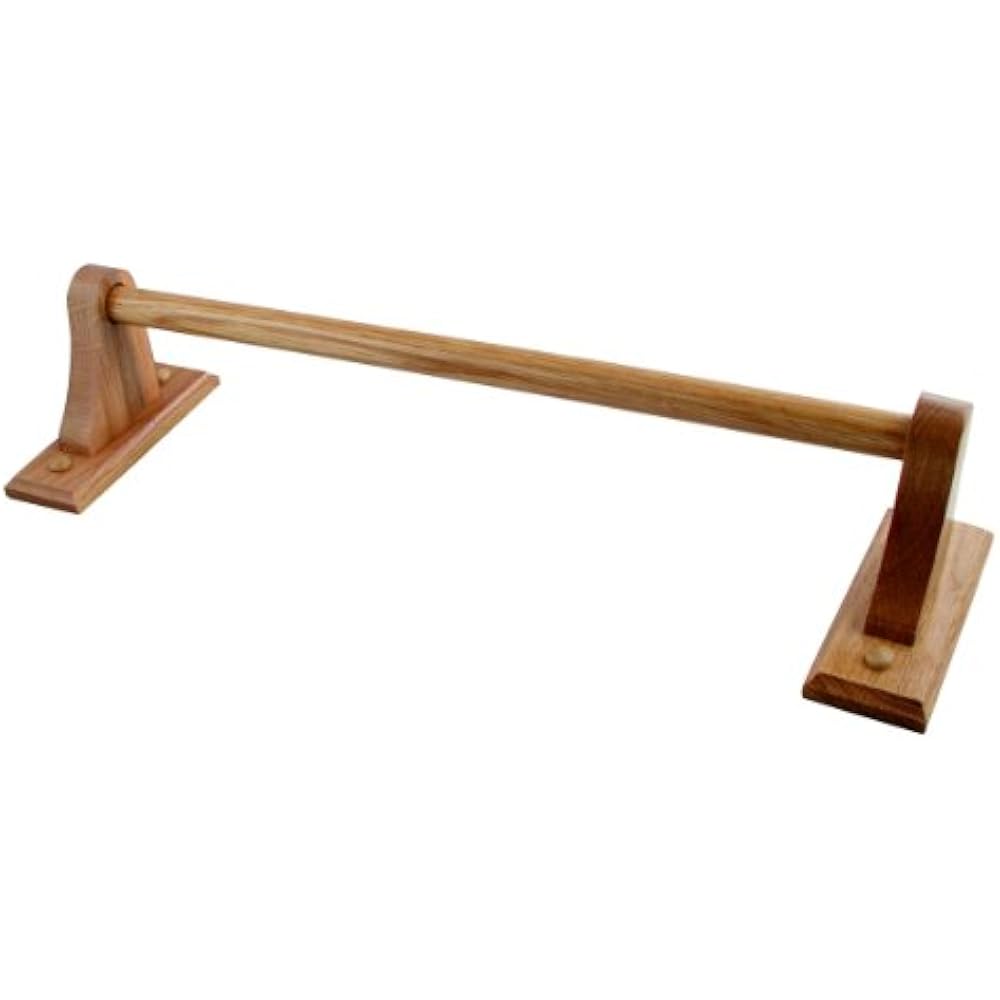 LDR Industries 165 9870 Oak 24Inch Rustic Towel Bar Wood eBay