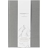 Promptly Journals, My Autobiography: From Birth to Golden Years (Grey, Linen) | Prompted Autobiography Journal | Life Story Journal | Journal for Preserving History