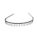 Woman Man Boy Girl Black Metal Soccer Sports Hair Headband Hair Band Jewelry