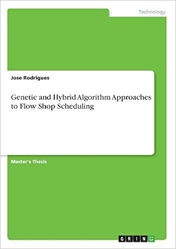 Genetic And Hybrid Algorithm Approaches To Flow Shop Scheduling