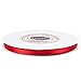 VATIN Solid Color Double Faced Red Satin Ribbon 1/4