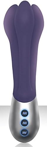 New Rechargeable Premium Wellness Waterproof 3 Flexible Arms Silicone Body Massager + Includes a Free Soul Organic Aromatherapy Massage Oil 2oz