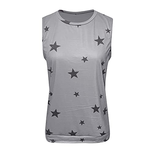 YHIIen Dames tank top T-shirt lang casual longshirt bovendeel mouwloos basic tank top tuniek casual los shirt top… - Image 4