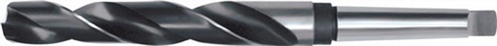Ruko HSS-G Twist Drill Bit, DIN 345, Type N, Bright/Black Finish, 30.0 mm Diameter, 296.0 mm Length, R204300