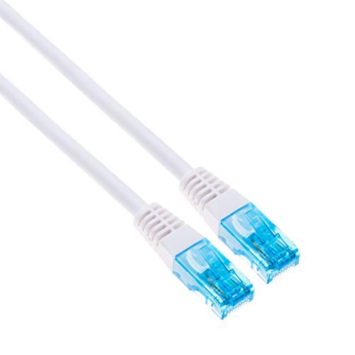 Ethernet Cable 5m Cat 6 Internet LAN Network Cable RJ45 Patch Cord 10 Gbps Lead for PC, Mac, Laptop, Sky Box, TV, Patch Panel, Patch Fields, Network Printer, ADSL Earthnet Networking Cat6 Gigabit UTP