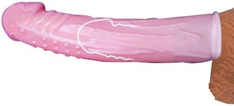 Pe-NIS Slee-ve,Multi Usable Pe NIS Sl eeve Enlarge Cock Condom Sheath Delay Ejaculation Toys for Men (Flesh)