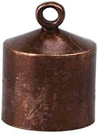 40pc Antique Copper Leather Cord End Caps Findings A1529