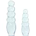 Doc Johnson Crystal Jellies - Anal Delight Trainer Kit - Small-Large - Suction Cup Base - Clear