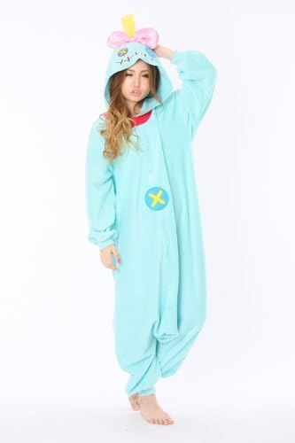 Amazon スクランプ フリース着ぐるみ 大人用 Cre 269 ディズニー Disney リロ スティッチ キャラクター パジャマ きぐるみ 仮装衣装 販売 パーティー コスプレ かわいい 余興 コスチューム プレゼント 女の子 彼女 女性 友達 コスプレ 仮装 通販