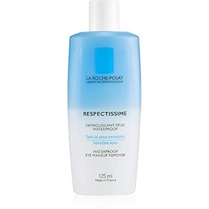 La Roche-Posay Respectissime Waterproof Eye Makeup Remover, Won’t Irritate Sensitive Skin-Fragrance Free, 4.2 Fl Oz…