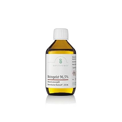 Weingeist 96,5 % - Ethanol - unvergällt 250ml