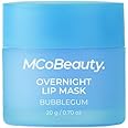 MCoBeauty Overnight Lip Mask - Bubble Gum, Ultra-Hydrating Lip Balm & Mask, Vegan, Cruelty Free Cosmetics