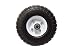 Professional EZ Travel Collection, Heavy Load Flat Free Extra Wide Wagon Dolly Cart Tire (10" / 5/8" Center Hold Shaft)