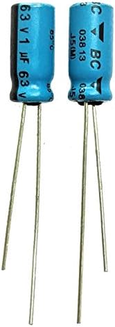 Vasp Electronics Capacitor 1uf 63v Aluminium Electrolytic - Pack of 20