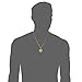 U7 Jewish Jewelry Megan Star of David Pendant Necklace 18K Gold Israel Necklace, Rope or Leather Chain, Length 22