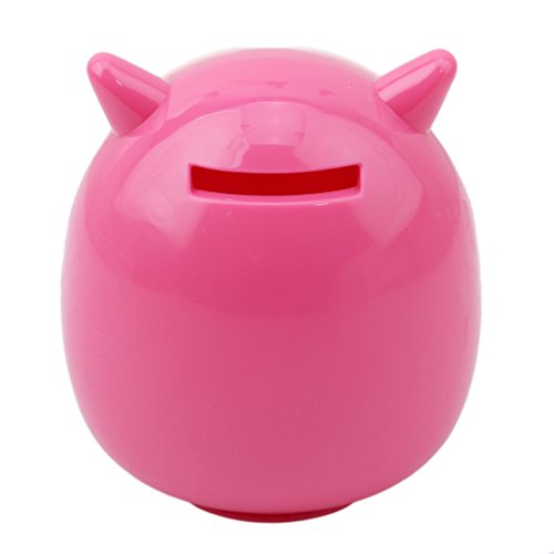 HS Pink Cute Owl Mobile Phone Stand Holder Bracket Kids Piggy Bank Coin Cans Saving Money Box Accessories
