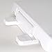 Deluxe Premium Plastic Square Slow-Close White Elongated Toilet Seat for Eljer Toilets