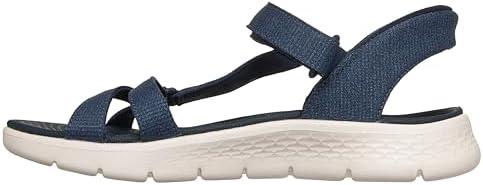 Donna Go Walk Flex Sandal Illuminate Slip-In ALLENATRICE, Navy Textile, 37 EU