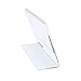Display4top 3 Pack, 11 x 8.5 Inches Displays Clear Acrylic Slanted Sign Holders Landscape Ad Frame (Unbreakable)