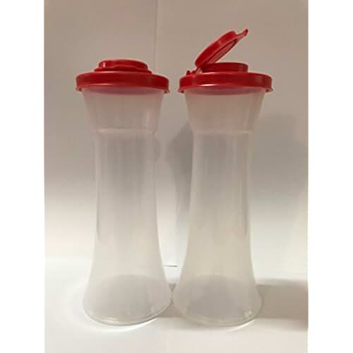 tupperware salt and pepper shakers with lids