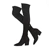 ShoeN-Tale-Womens-Chunky-Heel-Back-Zipper-Sexy-Pointed-Toe-Over-The-Knee-Thigh-High-Boots