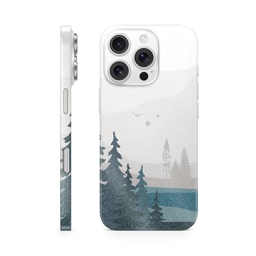 Glossy Glitter Phone Skin Compatible with Apple iPhone 16 Pro - Tundra - Premiu…