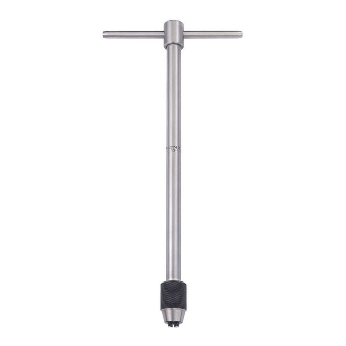 Starrett 93E T-Handle Tap Wrench, 7/32" - 7/16" Tap Size, 5/32" - 1/4" Square Shank Diameter, 10" Body Length