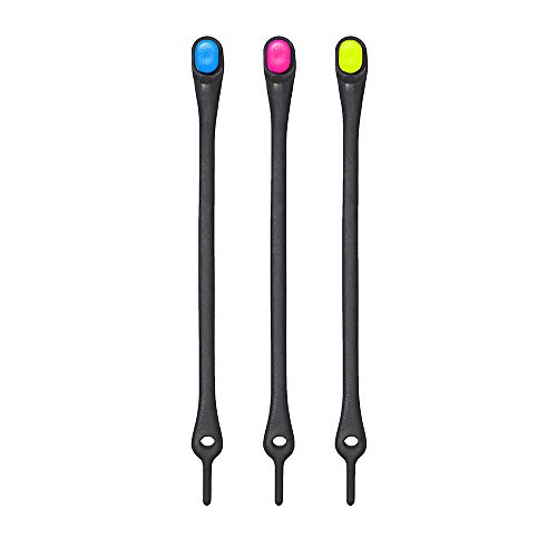 HICKIES Tie-Free Laces (2.0 New) - Black Multi