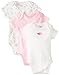 Little Me Baby-Girls Newborn Rose 3 Pack Bodysuit, Pink Floral, Newborn