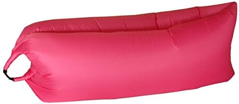 SPORTS KENZIE Portable Inflatable Outdoor Air Lounger (Rose Red)