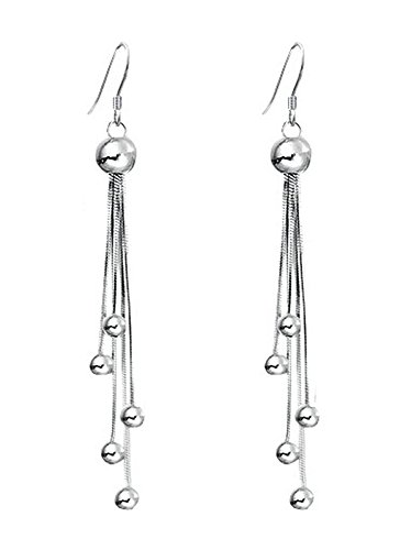 silver shoppee poise sterling silver dangle & drop earrings for girls