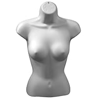 Plastic Mannequins XS157W White Female Torso Form