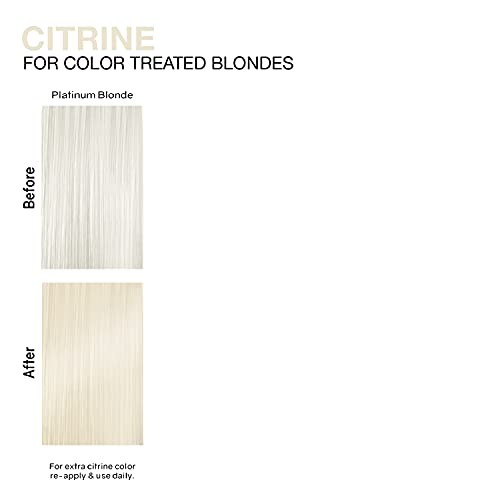 CELEB LUXURY GEM LITES COLORWASH, PROFESSIONAL SEMI-PERMANENT HAIR COLOR DEPOSITING SHAMPOO, CITRINE, 8.25 FL OZ