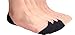 CAcB sox Women's Ultra Low Cut Socks w/ Ball of foot Cushion & Silicone Grips,Black 3 + Nude 3,M(7.5-9.5)