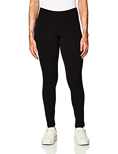 Plus Size Cotton Leggings Black 2x 