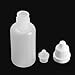 10 Pcs 30ml LDPE Plastic Squeezable Eye Liquid Dropper Bottles with Childproof Cap