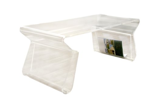 Baxton Studio Chiara Acrylic Coffee Table, Clear