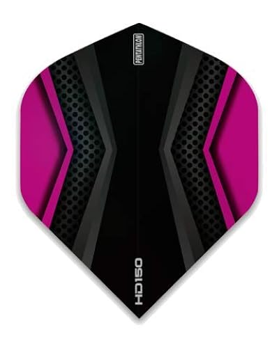 Dart Fins And Tails 15 HD150 Dart Flights + 3 Aluminum Shafts & Bracelet - Extra Thick 150 Micron (Purple) Purple Dart Flights