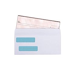#8 Double Window Gummed Security Envelopes - for
