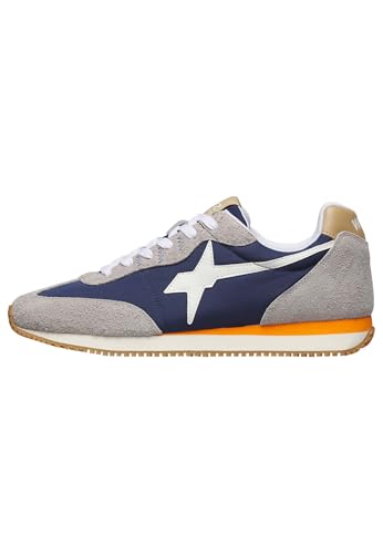 w6yz Samoa-Uni. Brushed/Nylon Grey-Navy-White